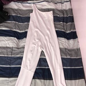 One shoulder off jumpsuit